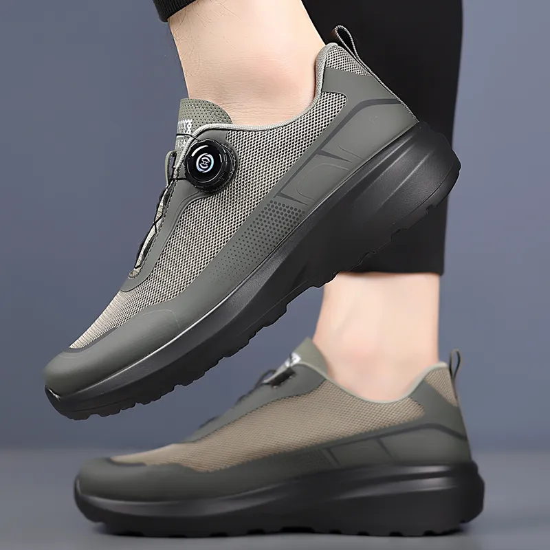 BAGE Breathable Height Increase Low Top Casual Shoes Men's-7