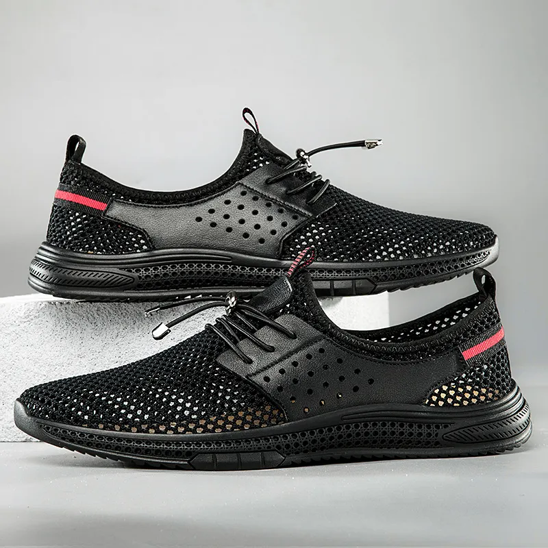 BAGE Breathable And Lightweight Low Top Casual Shoes Men's-5