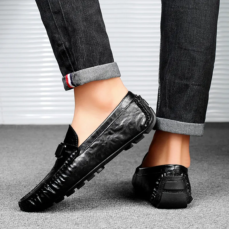 BAGE Gommino Loafers Men-11