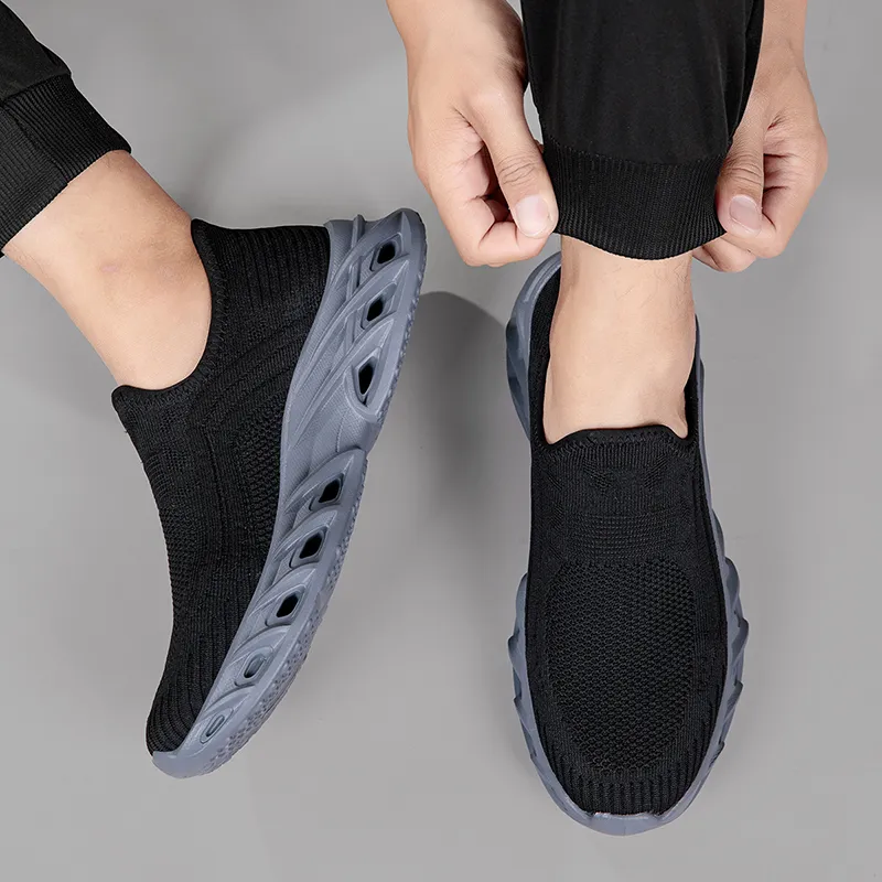 BAGE Non slip Lightweight Low Top Casual Shoes Unisex-12