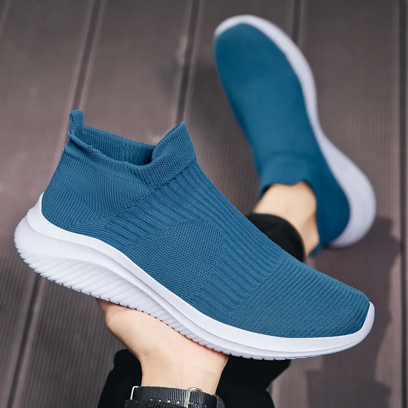 BAGE Non slip Lightweight Mid Top Casual Shoes Unisex-6