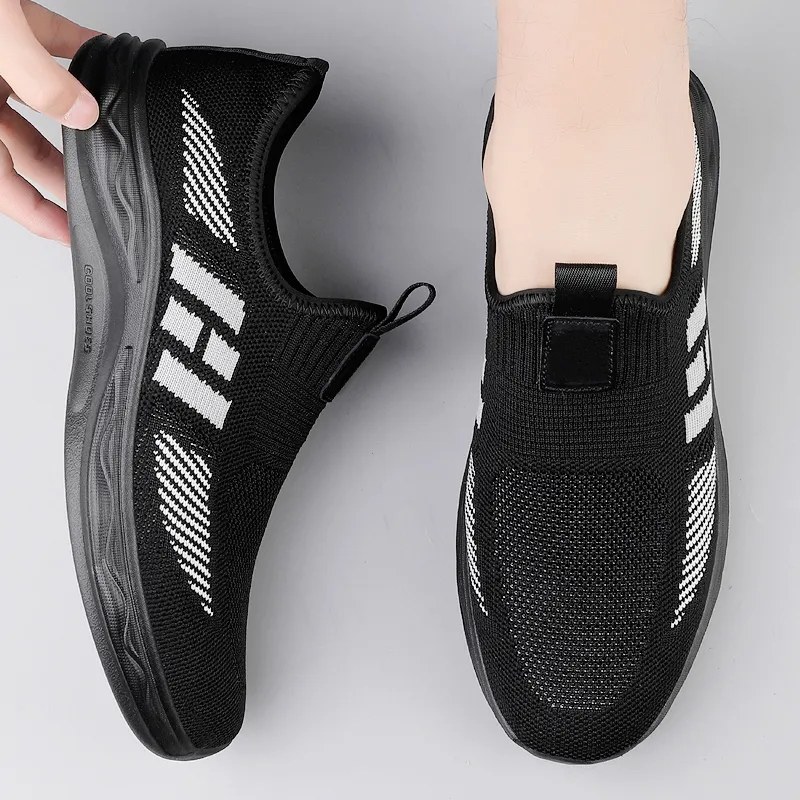 BAGE Non slip Lightweight Low Top Casual Shoes Men's-2