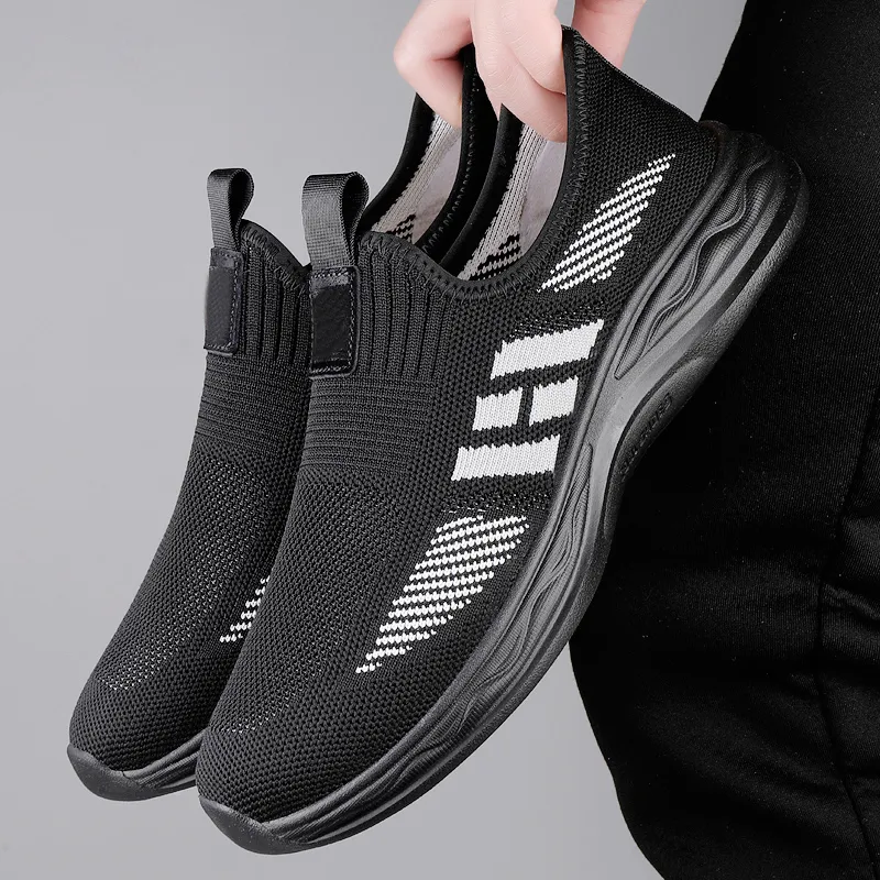 BAGE Non slip Lightweight Low Top Casual Shoes Men's-5