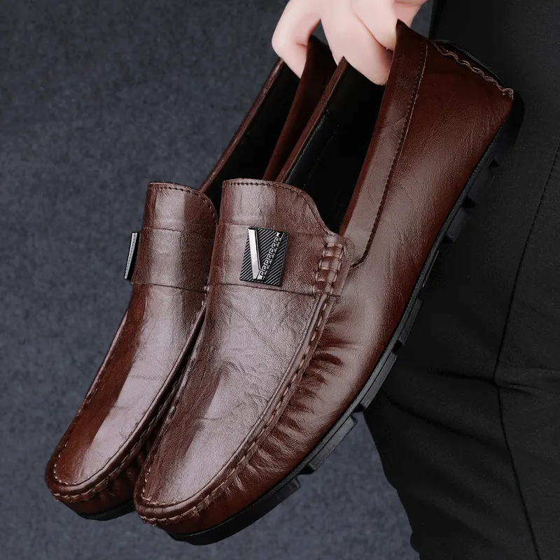 BAGE Gommino Loafers Men-7