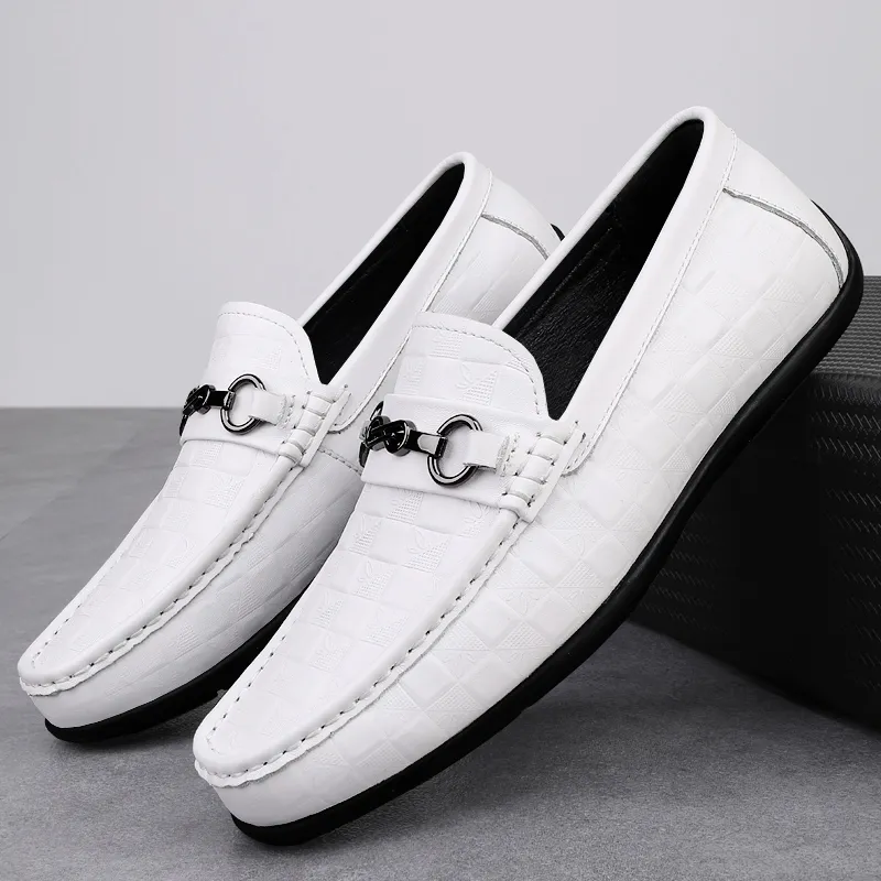 BAGE Gommino Loafers Unisex Black-5