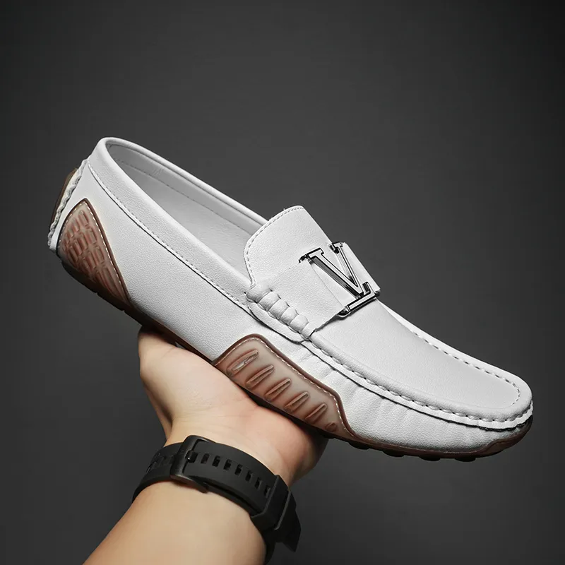 BAGE Gommino Loafers Men-1