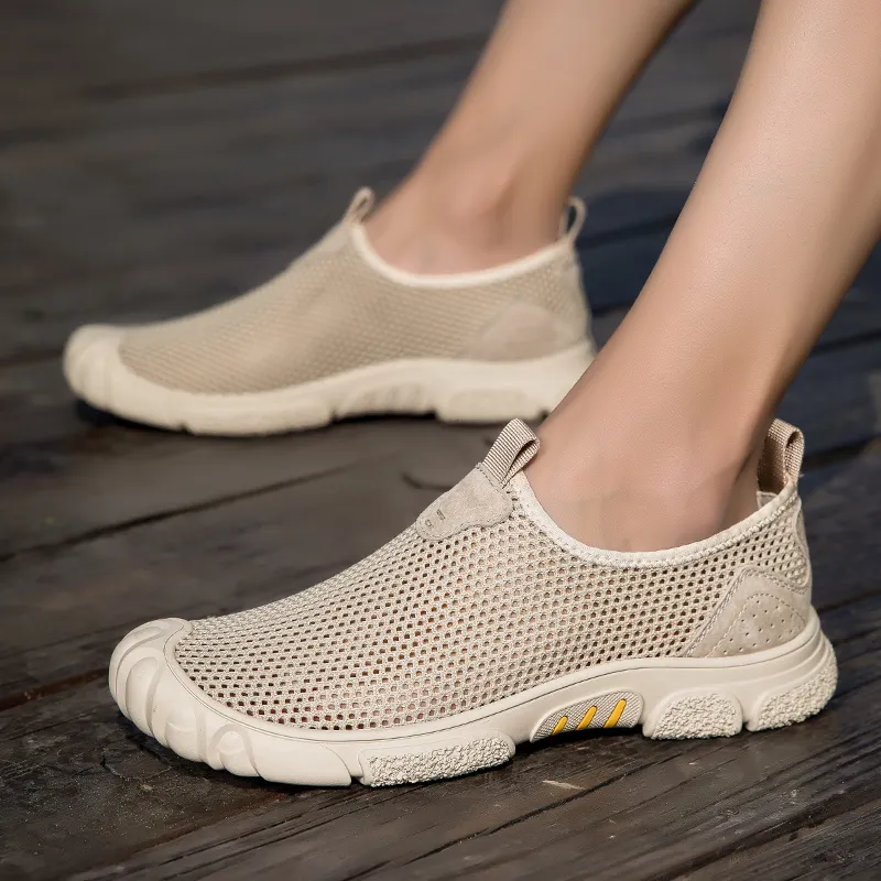 BAGE Slip Resistant And Breathable Low Top Casual Shoes Men's-8