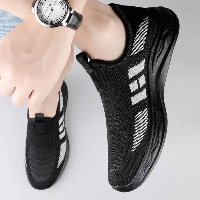 BAGE Non slip Lightweight Low Top Casual Shoes Men's-3