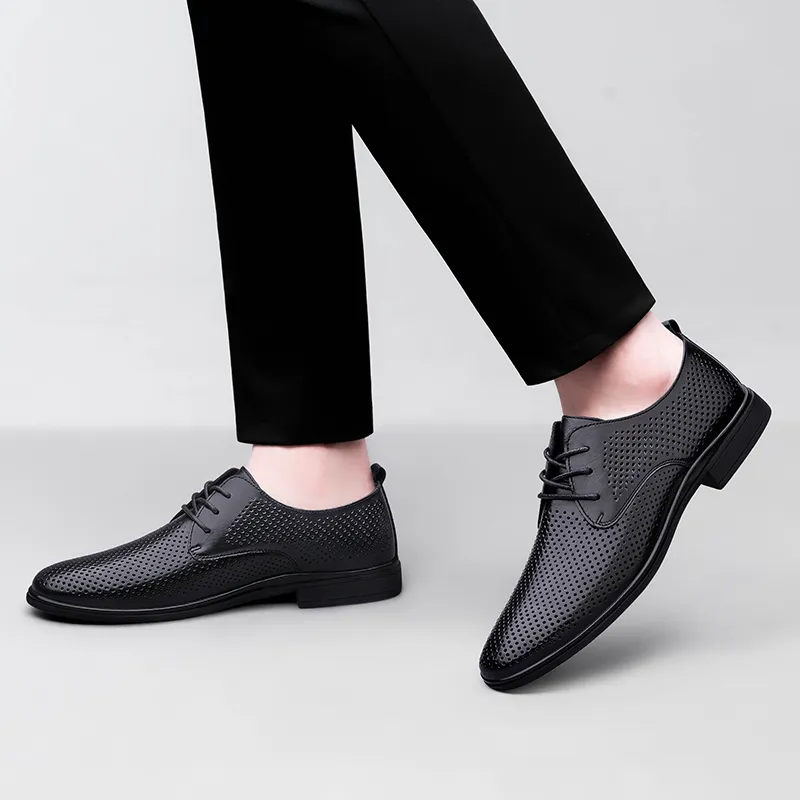 BAGE Men's Casual Shoes Men's Black-5