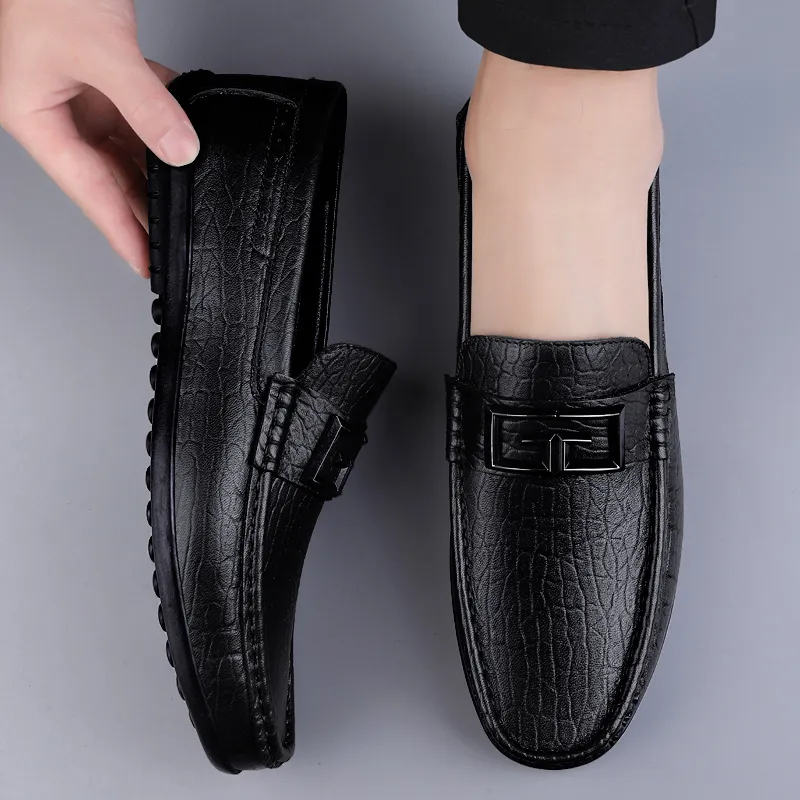 BAGE Men's Casual Shoes Men Low Top Black-9