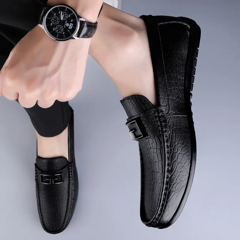 BAGE Men's Casual Shoes Men Low Top Black-8