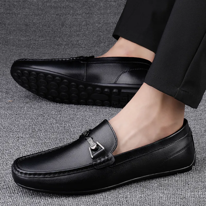 BAGE Men's Casual Shoes Men Low Top Black-11