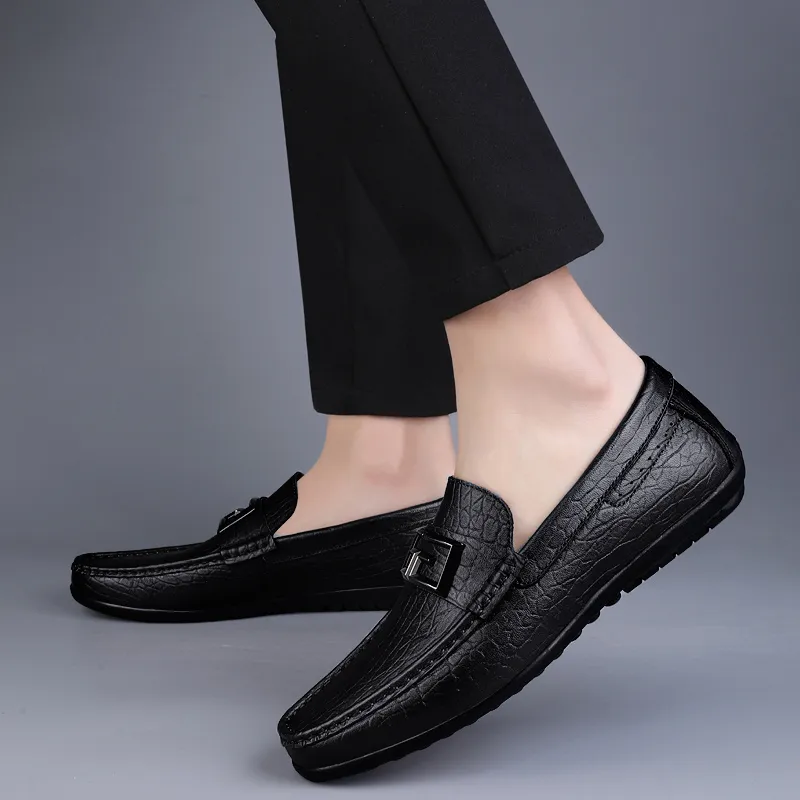 BAGE Men's Casual Shoes Men Low Top Black-11