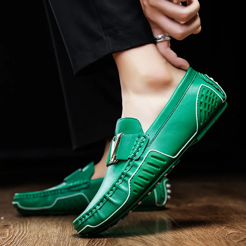 BAGE Gommino Loafers Men-21