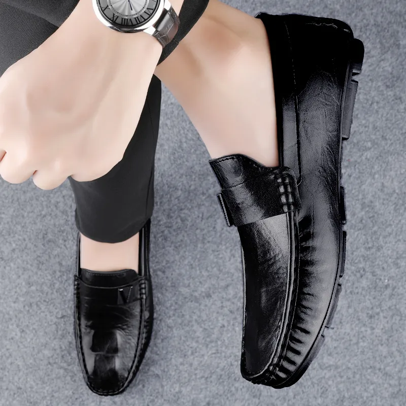 BAGE Gommino Loafers Men-5