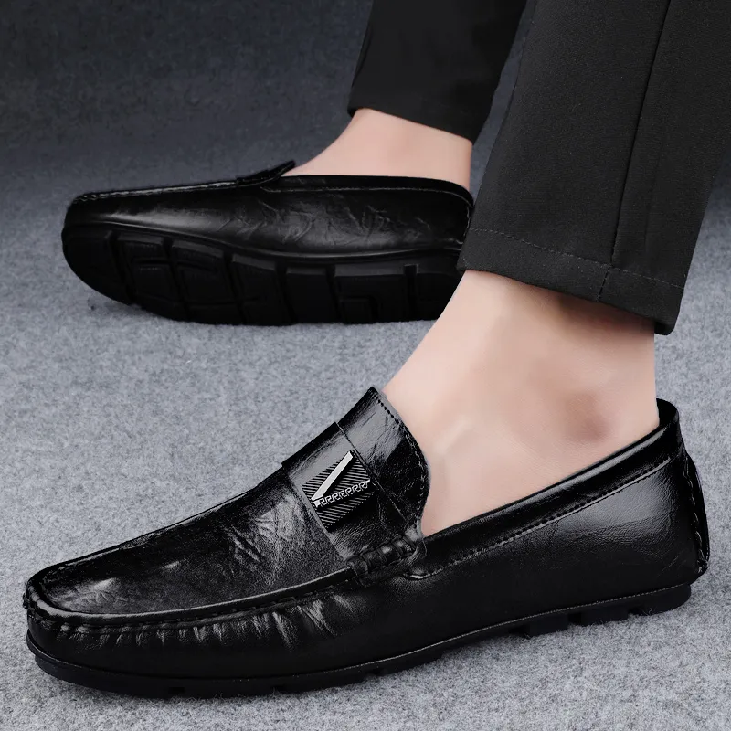 BAGE Gommino Loafers Men-4