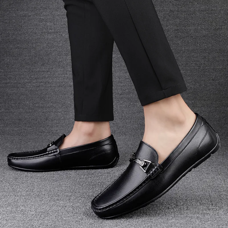 BAGE Men's Casual Shoes Men Low Top Black-10