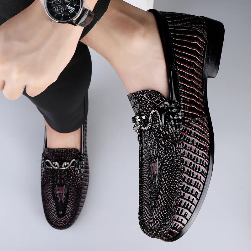 BAGE Gommino Loafers Unisex Black-5