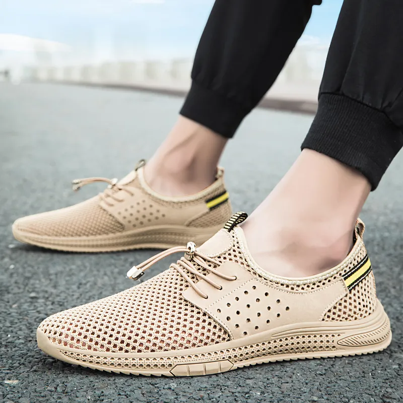 BAGE Breathable And Lightweight Low Top Casual Shoes Men's-3