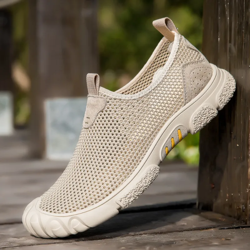 BAGE Slip Resistant And Breathable Low Top Casual Shoes Men's-7