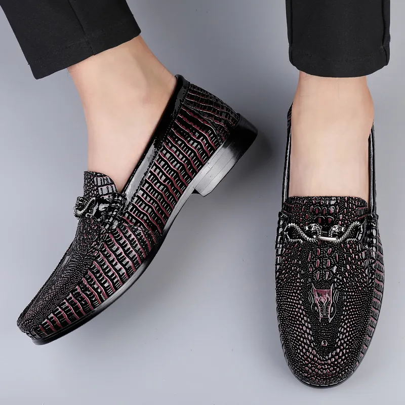 BAGE Gommino Loafers Unisex Black-4