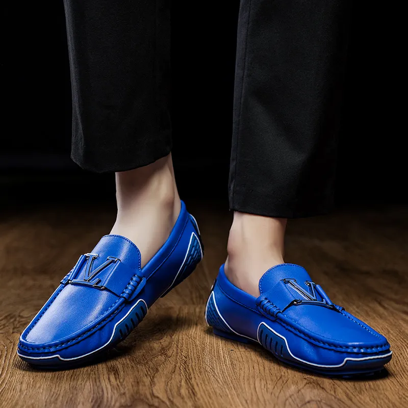 BAGE Gommino Loafers Men-14