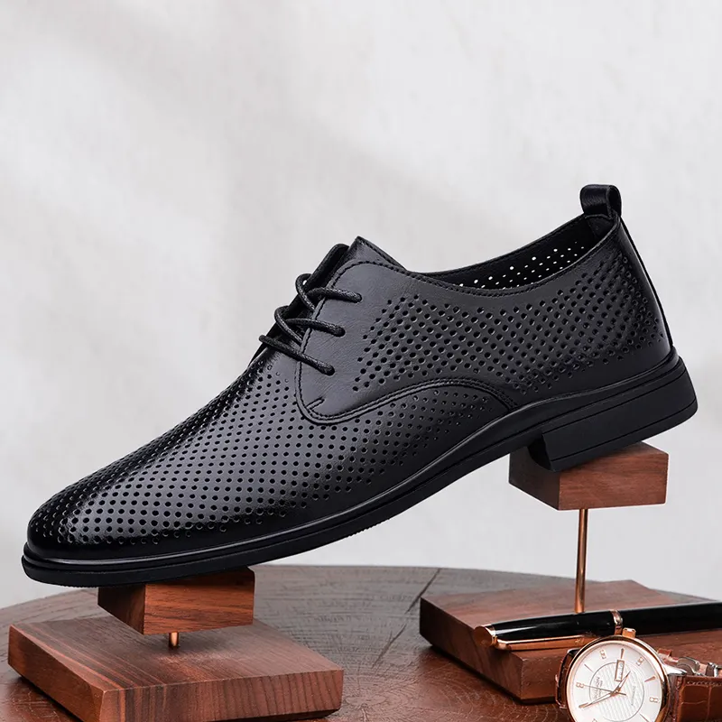 BAGE Men's Casual Shoes Men's Black-4