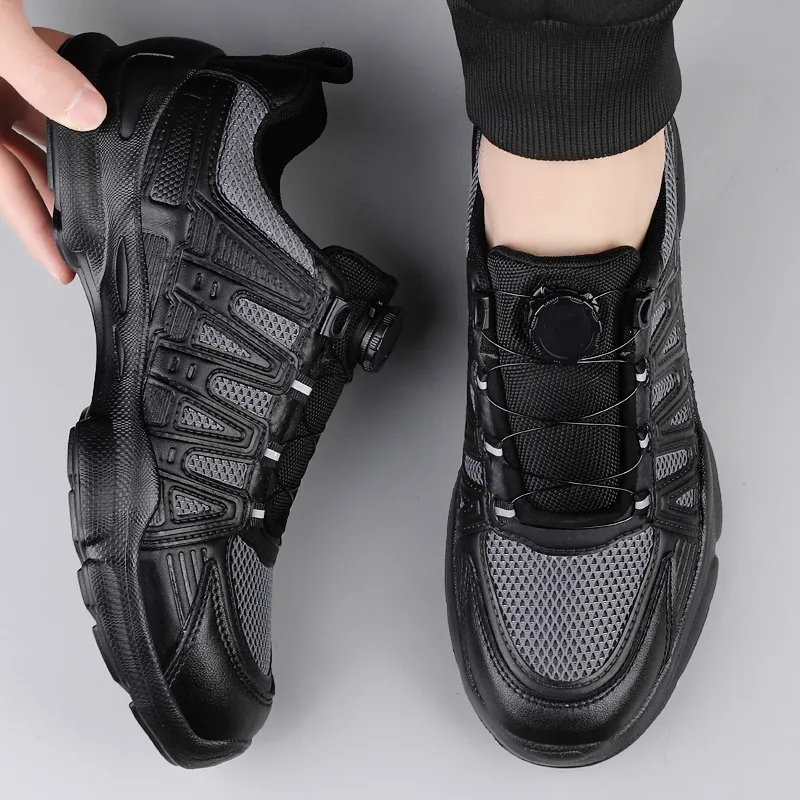 BAGE Abrasion Resistant Height Increasing Low Top Casual Shoes Unisex-2