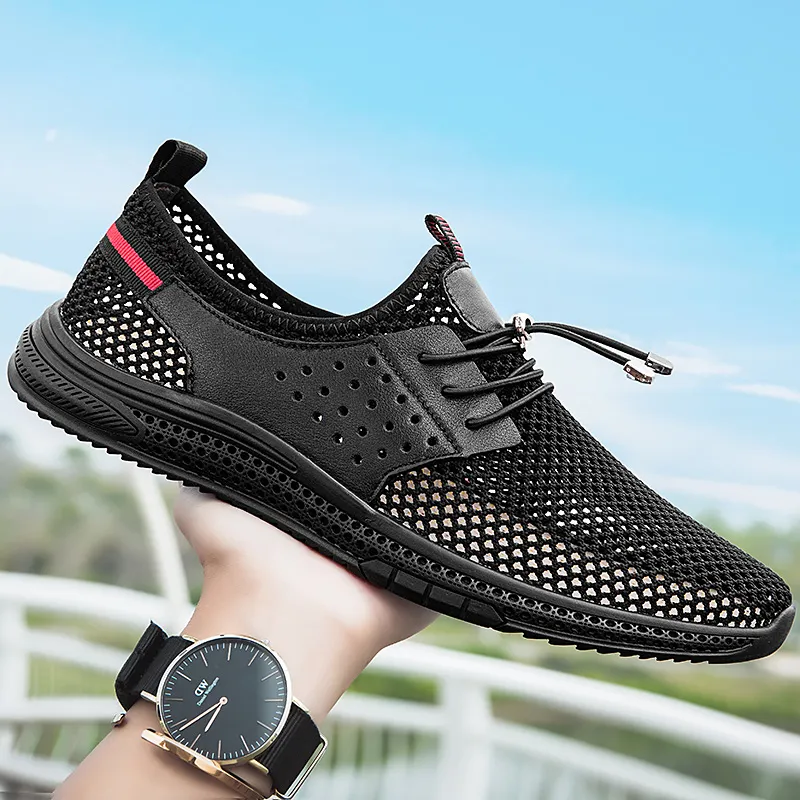 BAGE Breathable And Lightweight Low Top Casual Shoes Men's-6