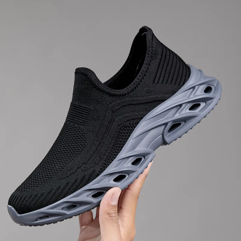 BAGE Non slip Lightweight Low Top Casual Shoes Unisex-9