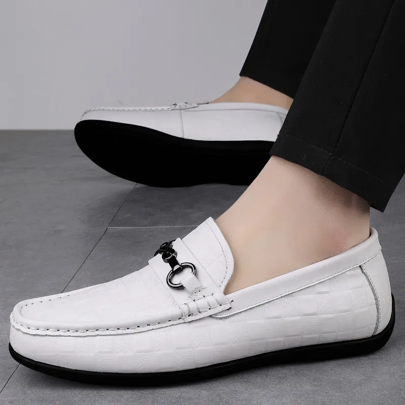 BAGE Gommino Loafers Unisex Black-3