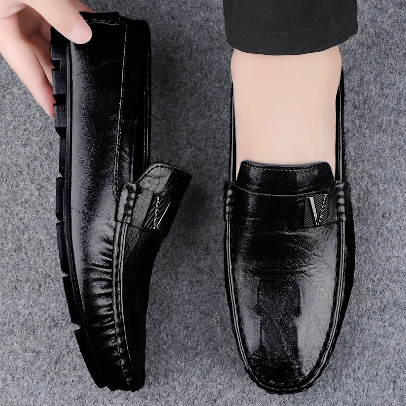 BAGE Gommino Loafers Men-3
