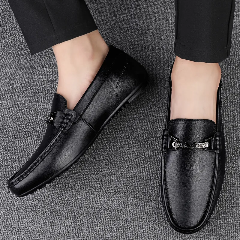 BAGE Men's Casual Shoes Men Low Top Black-8