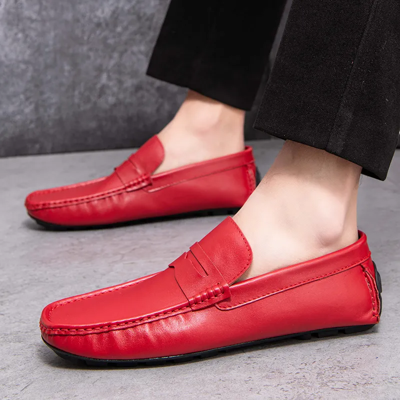 BAGE Gommino Loafers Unisex Black-2