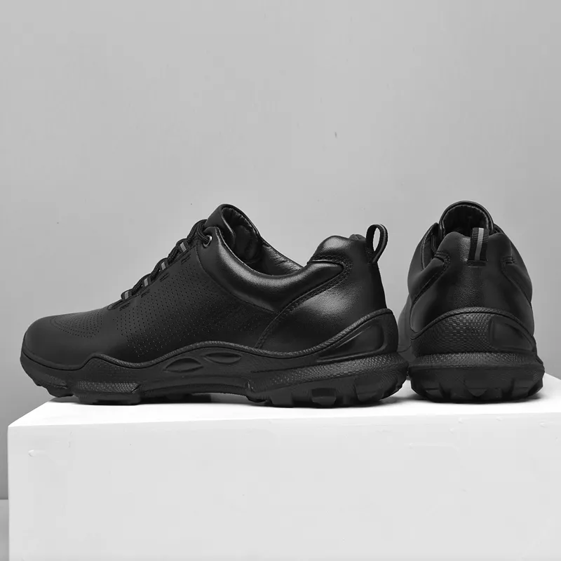 BAGE Breathable And Wear resistant Low Top Casual Shoes Unisex Black-2