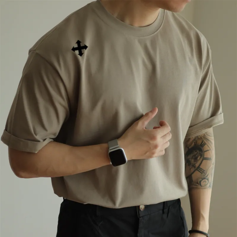 WALLPAINTER T Shirts Men Sand-6