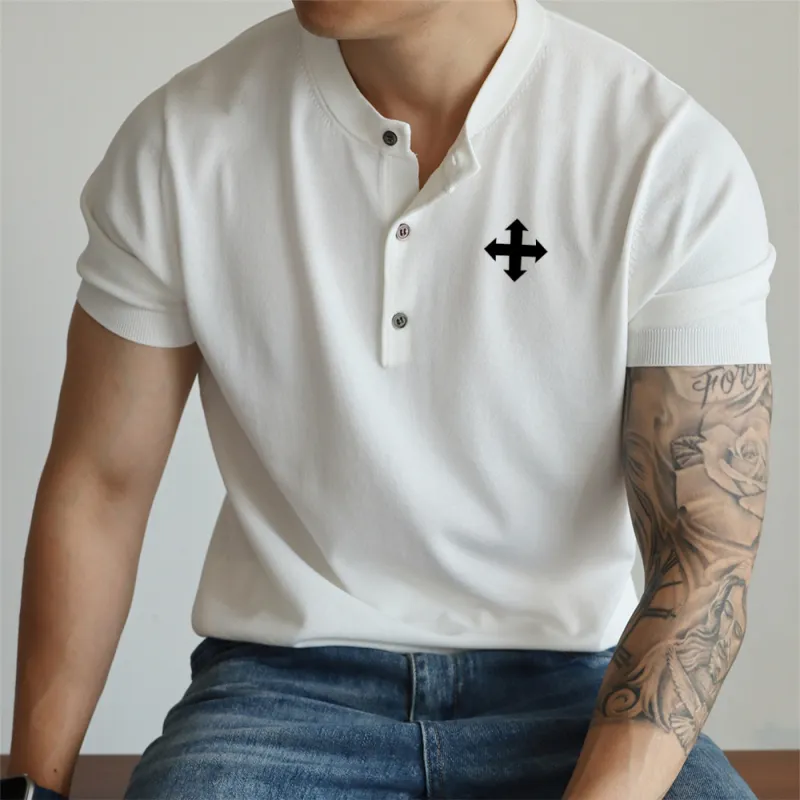 WALLPAINTER T Shirts Men White-3