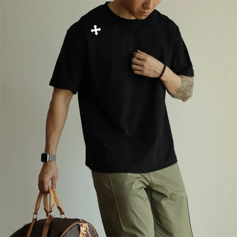 WALLPAINTER T Shirts Men Black-4