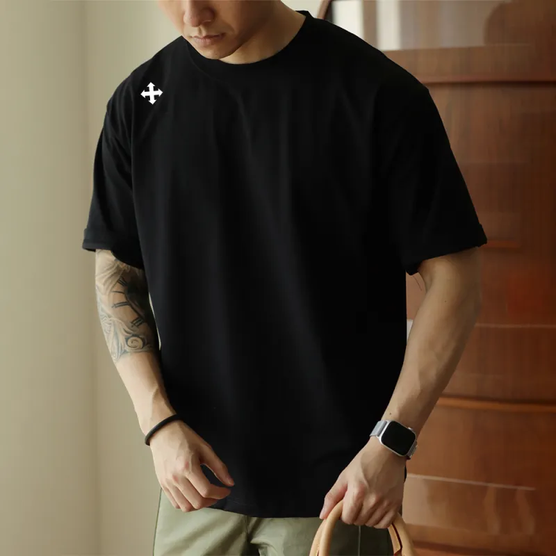 WALLPAINTER T Shirts Men Black-3