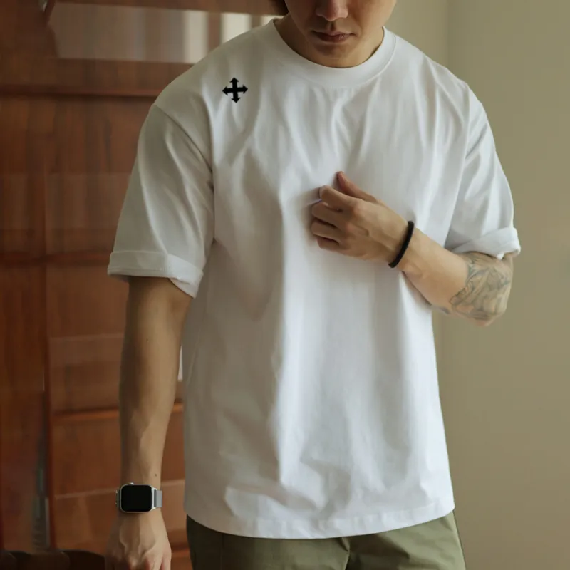 WALLPAINTER T Shirts Men White-2