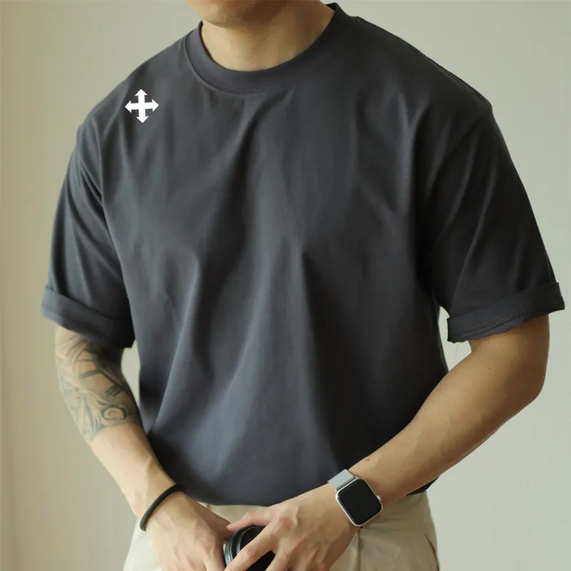 WALLPAINTER T Shirts Men Graphite Gray-6