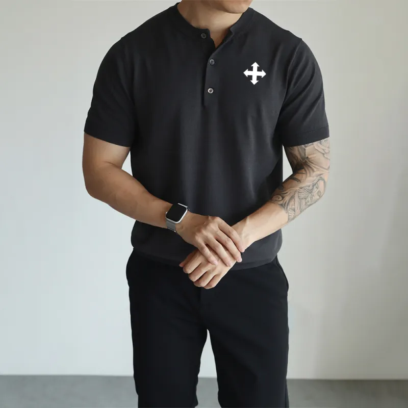 WALLPAINTER T Shirts Men Graphite Gray-7