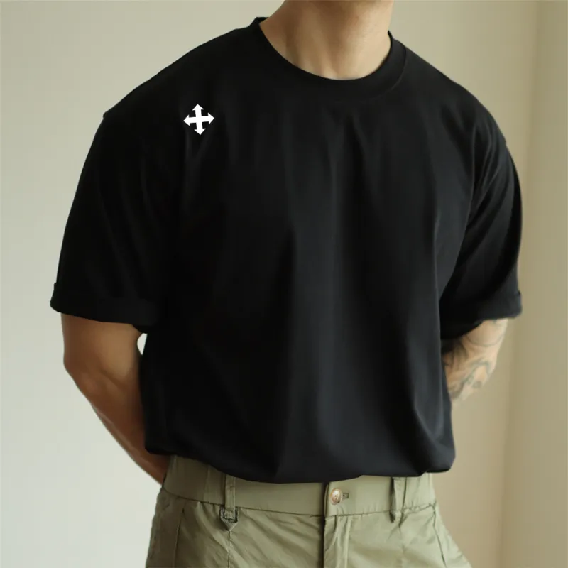 WALLPAINTER T Shirts Men Black-7