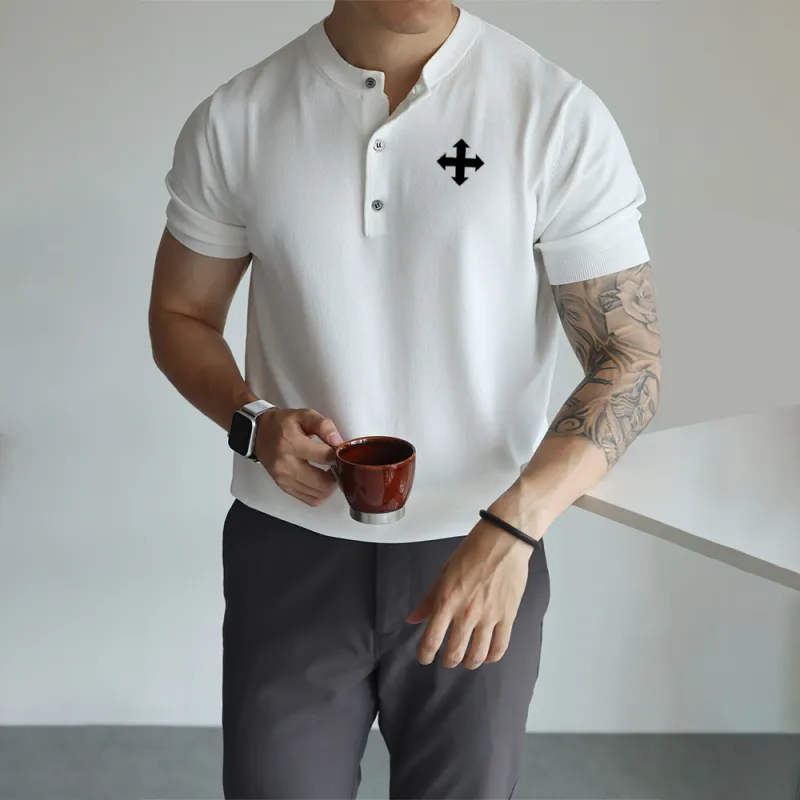 WALLPAINTER T Shirts Men White-4