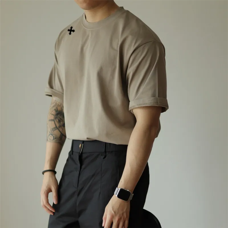 WALLPAINTER T Shirts Men Sand-7