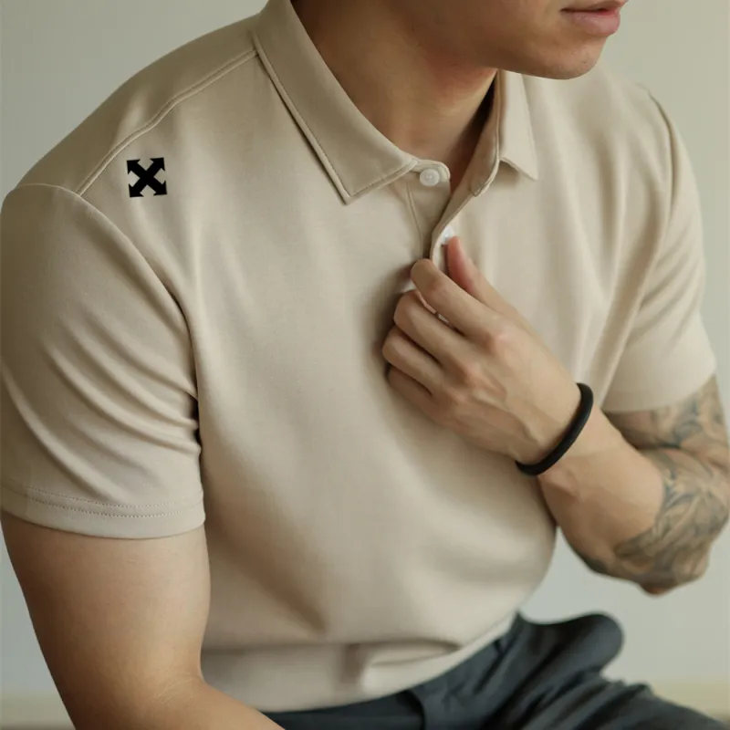 WALLPAINTER T Shirts Men Apricot-7