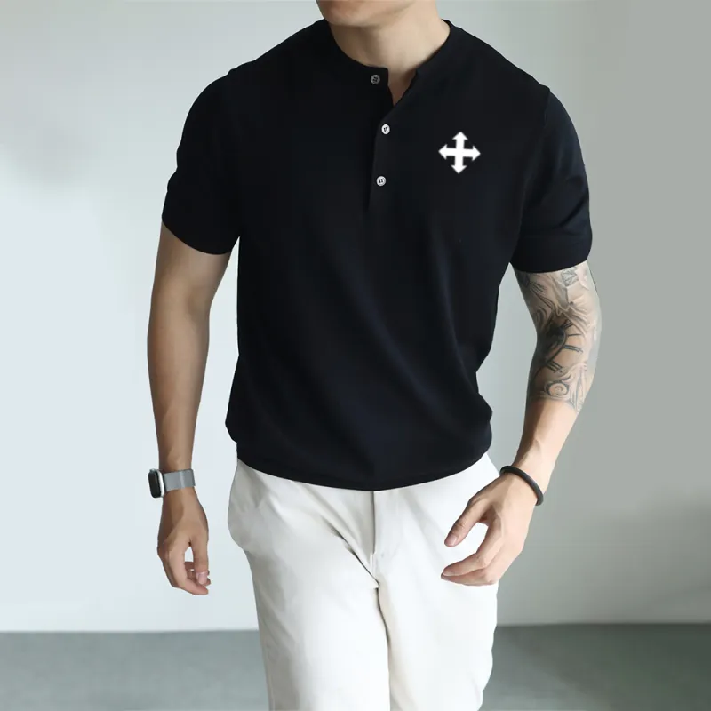 WALLPAINTER T Shirts Men Black-6