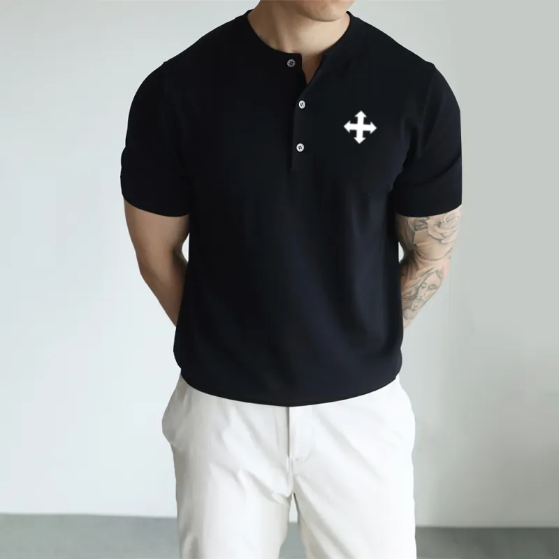 WALLPAINTER T Shirts Men Black-4