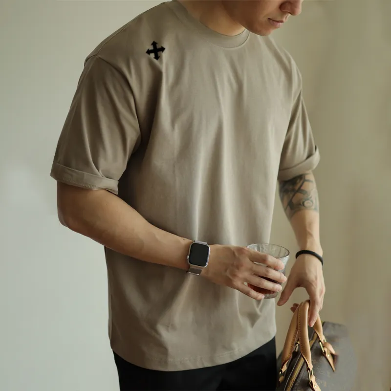 WALLPAINTER T Shirts Men Sand-4