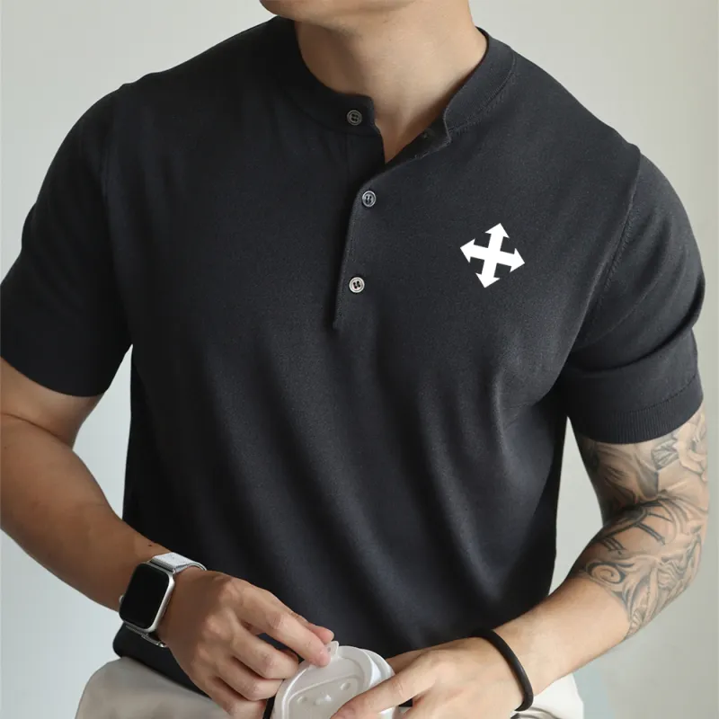 WALLPAINTER T Shirts Men Graphite Gray-6